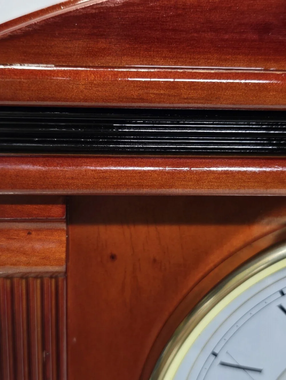 Bulova Quartz Westminster Chime Mantel Clock Wood Case Tested Working Vintage